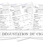 Fiche de dégustation de cigare